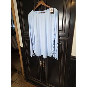 Under Armour Women's 3XL Motion LS  Cinched Sides, Outdoors,  Workout,  Blue